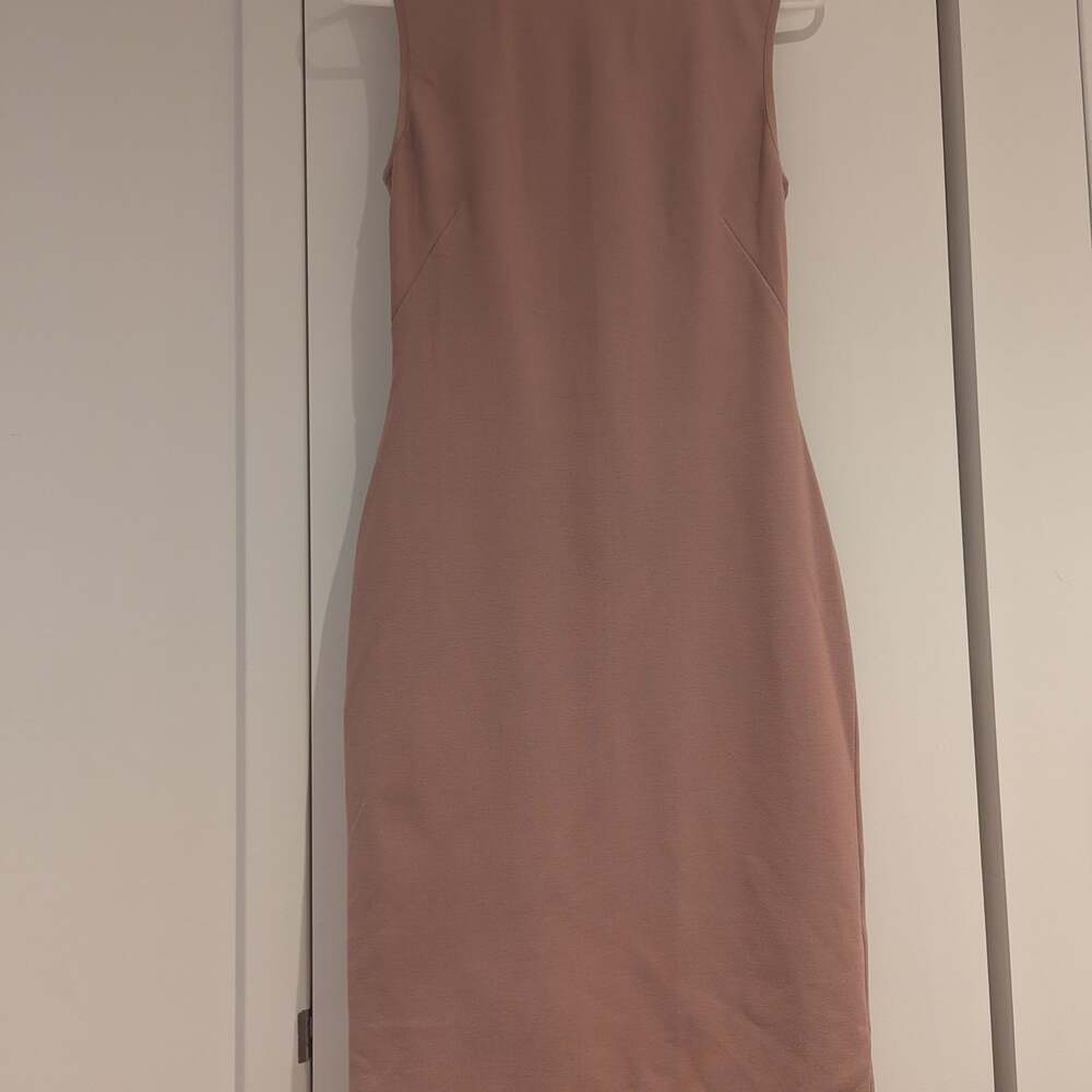 Aritzia Babaton Milton Dress in Mauve Earth
